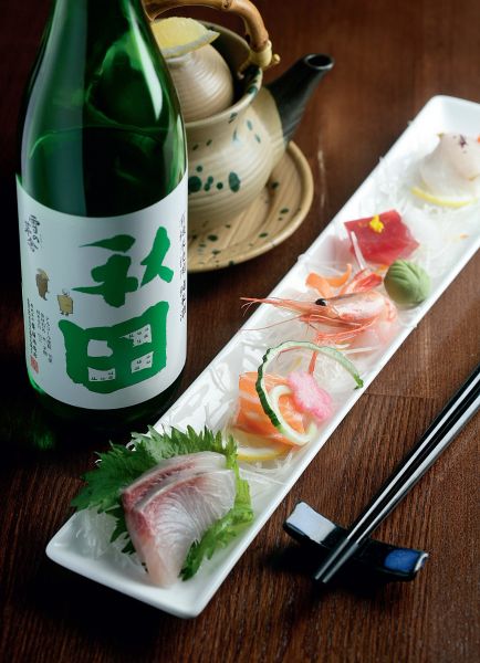 清鮮的刺身與清酒是絕配
