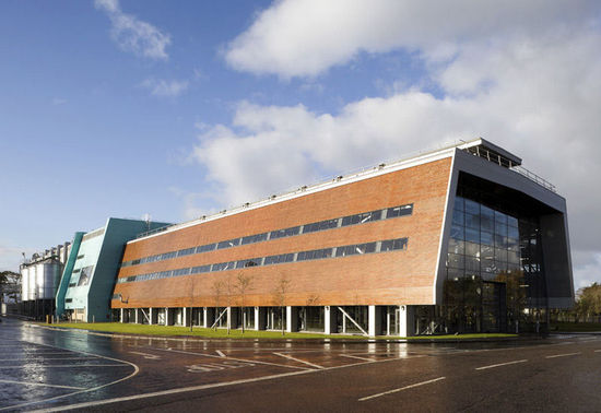 環保建筑的正面