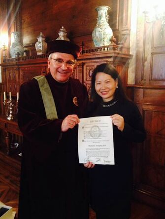 科通總經理賈燕平女士在法國獲騎士勛章