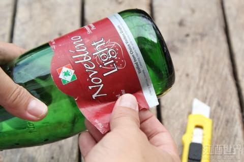 葡萄酒瓶變身精致的風鈴，送去新春祝福